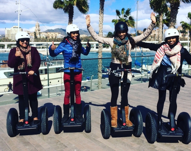  Girls' excursion on a segway 